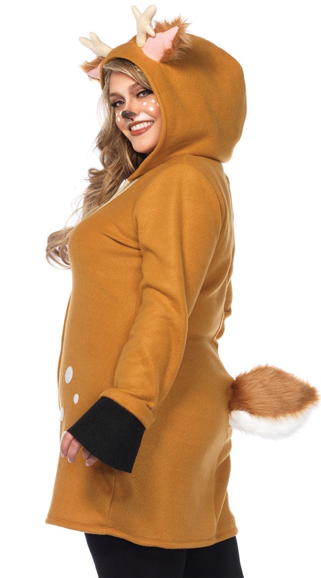 Fato de fulvo aconchegante plus size