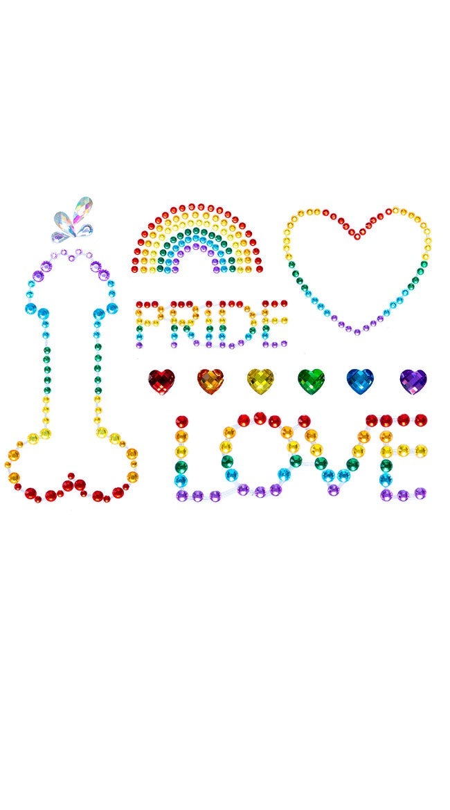 Pride Body Jewel Stickers