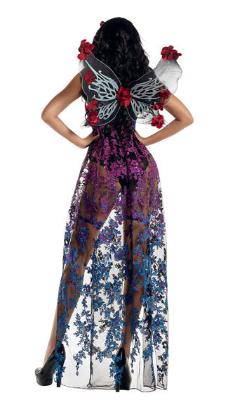 Fato de Rainha Fada Negra