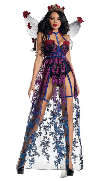 Fato de Rainha Fada Negra