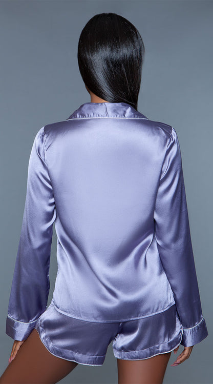 Liz Satin Pajama Short Set