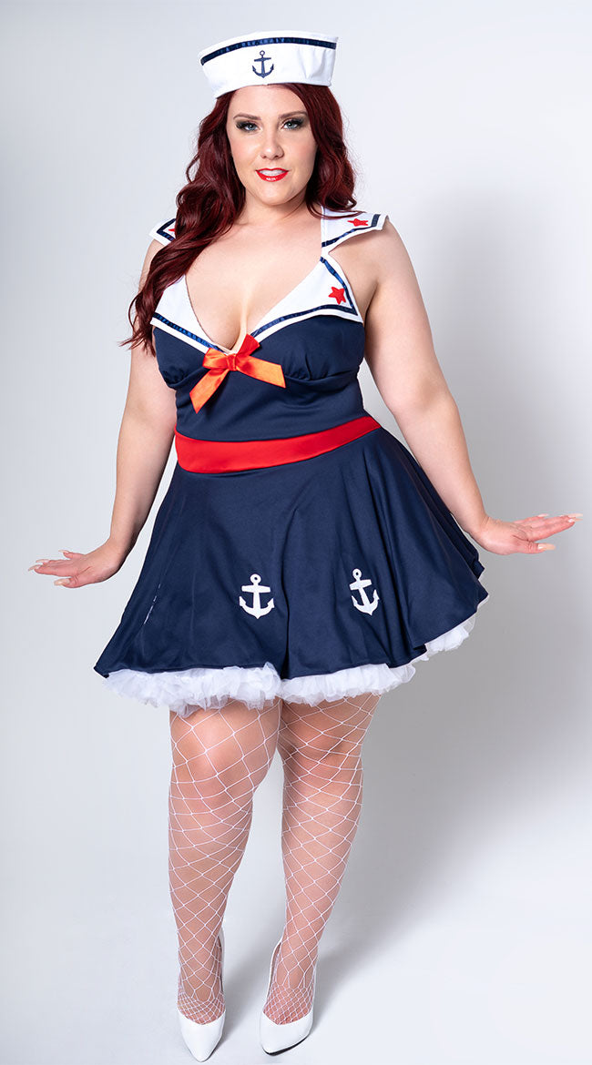 Plus Size Sailors Delight Costume