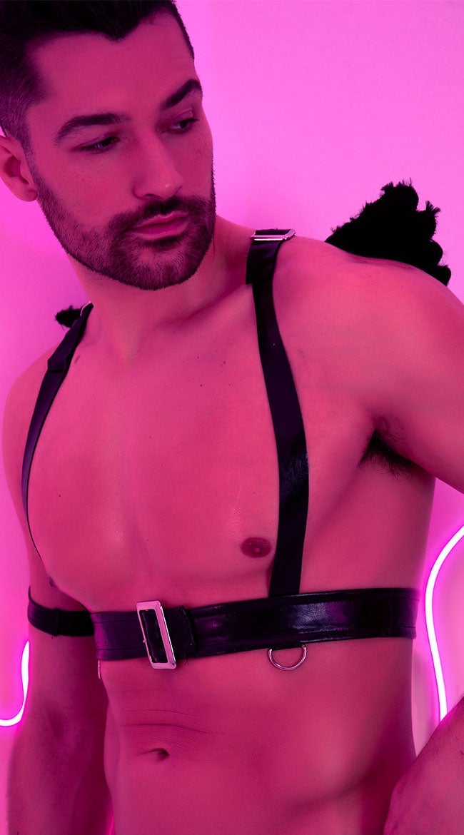 Furry Angel Wing Harness