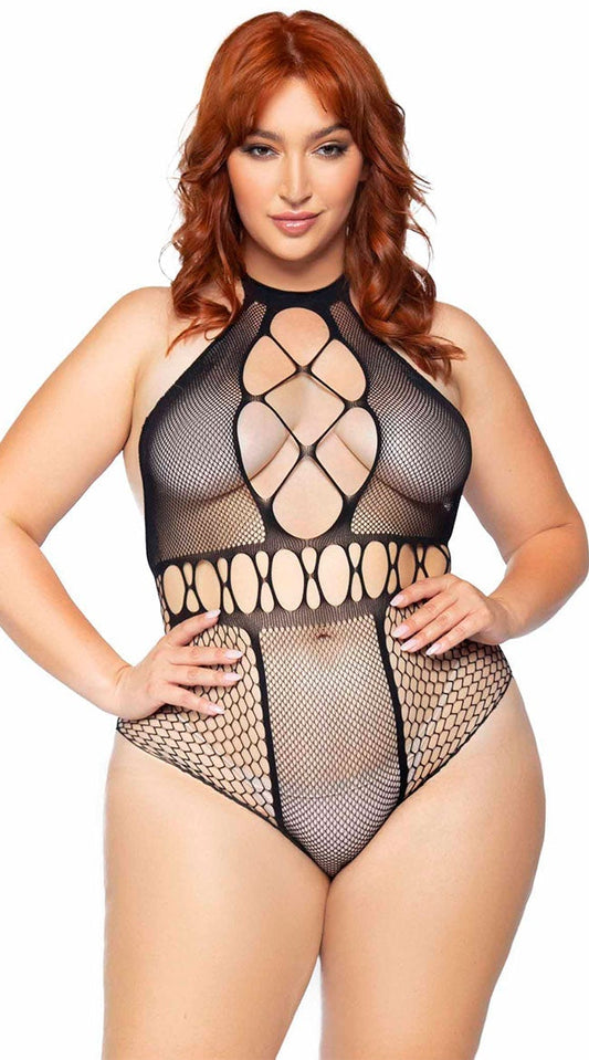 Body de malha hipnotizante plus size