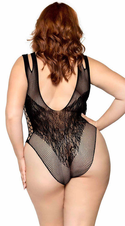 Body de red de talla grande