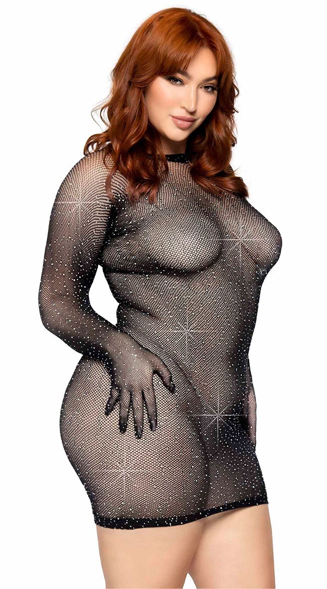Plus Size Glove At First Site Chemise