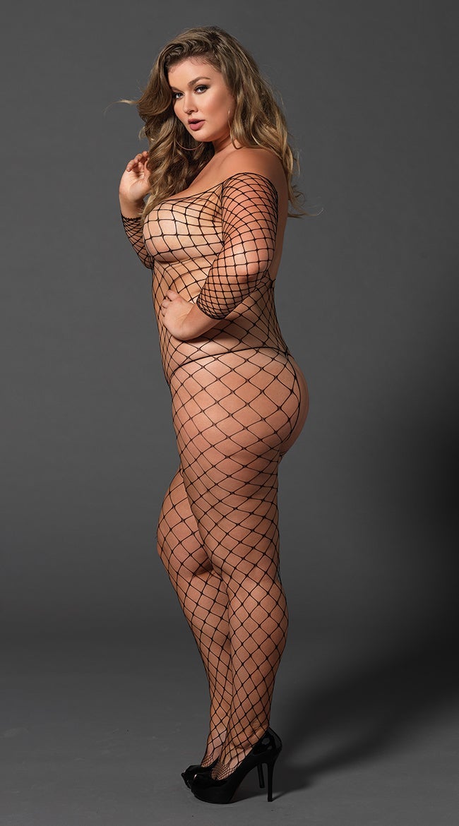 Body de red para valla de talla grande