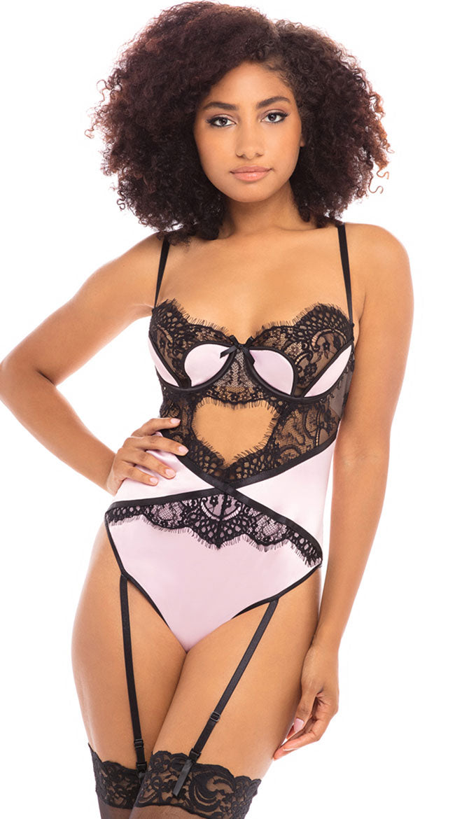 Eyelash Lust Garter Teddy