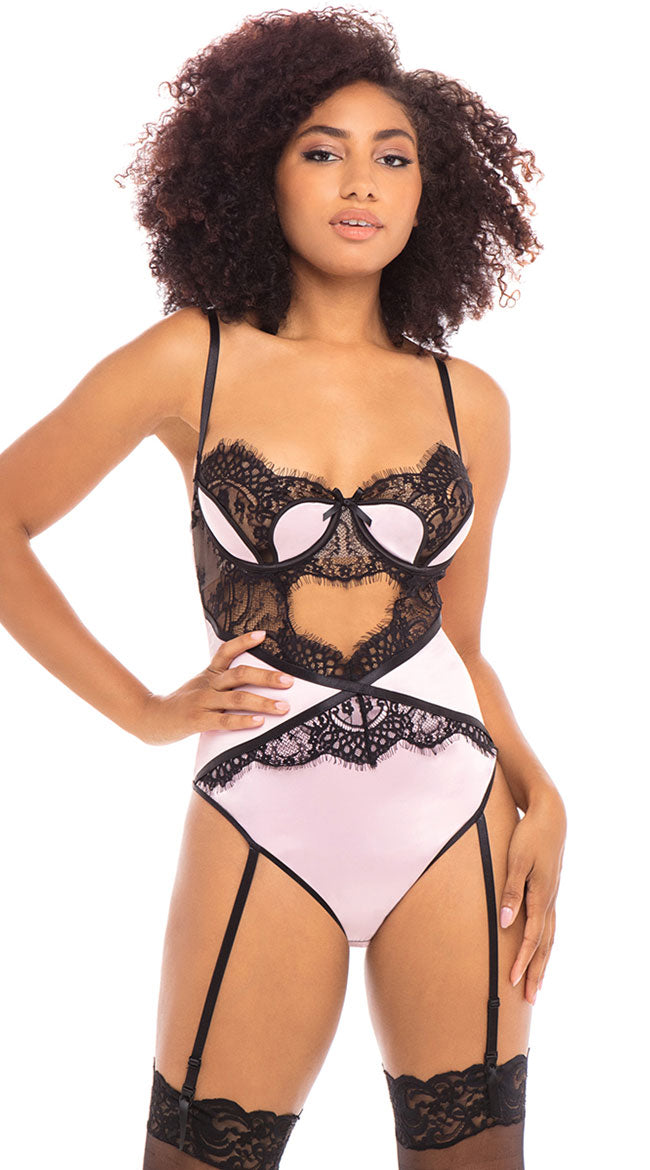 Eyelash Lust Garter Teddy